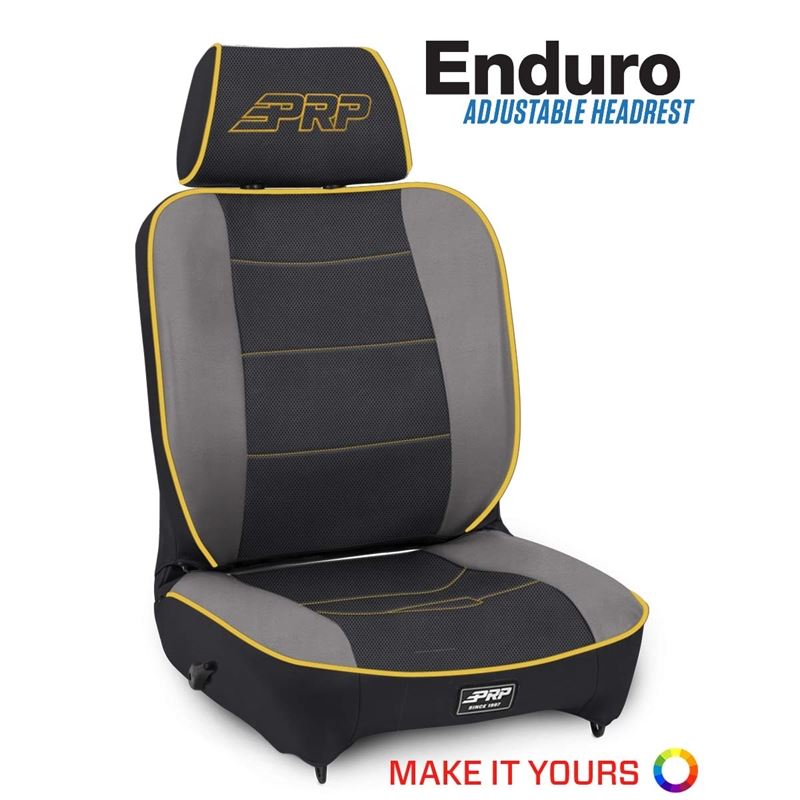 Enduro Low Back Reclining Suspension Seat with Adj