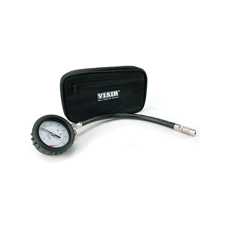 2.5" Tire Gauge w/Hose (0 to 100 PSI, with St
