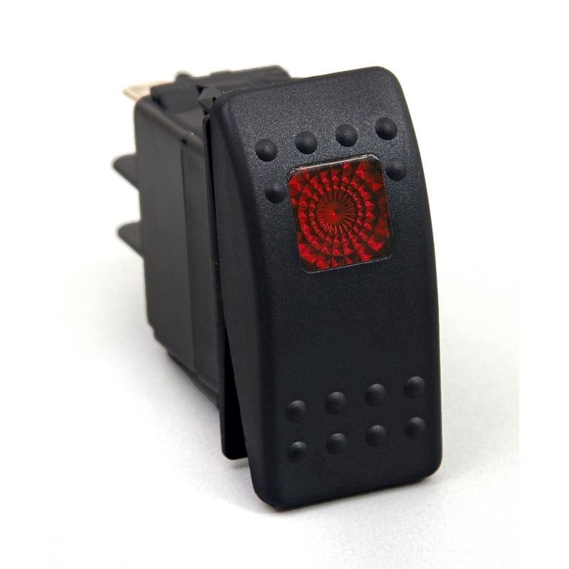 Rocker Switch Red Light 20 AMP Single Pole