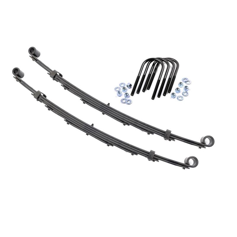 Front Leaf Springs 4 Inch Lift Pair 69-72 GMC Half