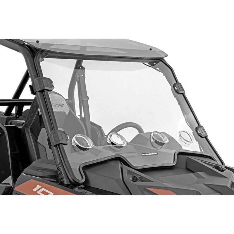 Polaris Scratch Resistant Full Vented Windshield
