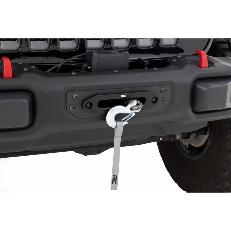 Winch Mounting Plate Modular Steel OE Bumper Jeep