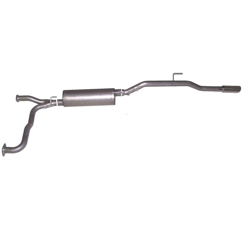 Cat Back Single Exhaust System, Stainless 612215