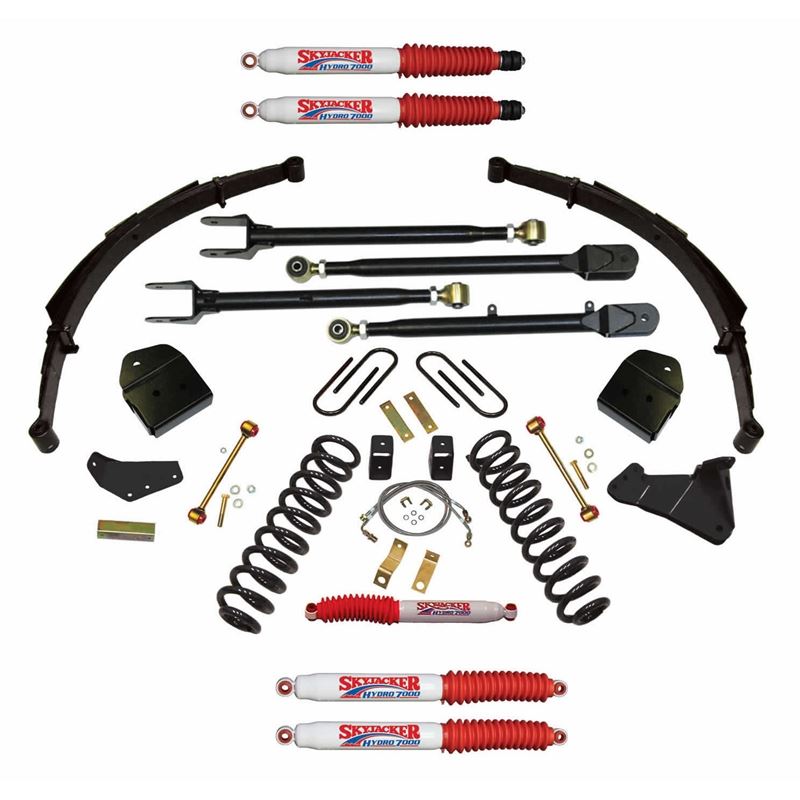 Suspension Lift Kit w/Shock 4 Inch Lift 4-Link Con