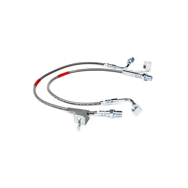 Extended Front Stainless Steel Brake Lines 87 PU/8