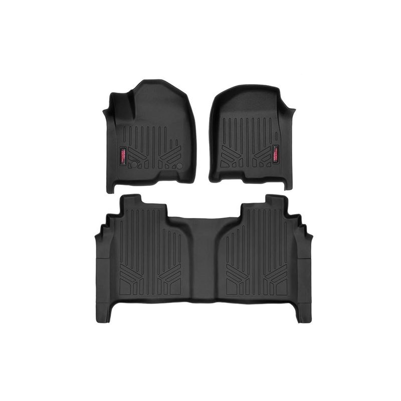 Floor Mats FR and RR FR Bucket Crew Chevy/GMC 1500