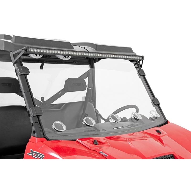 Polaris Scratch Resistant Full Vented Windshield