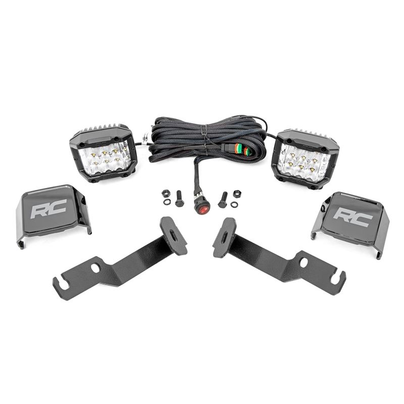 LED Light Kit Ditch Mount 3 Inch OSRAM Wide Toyota