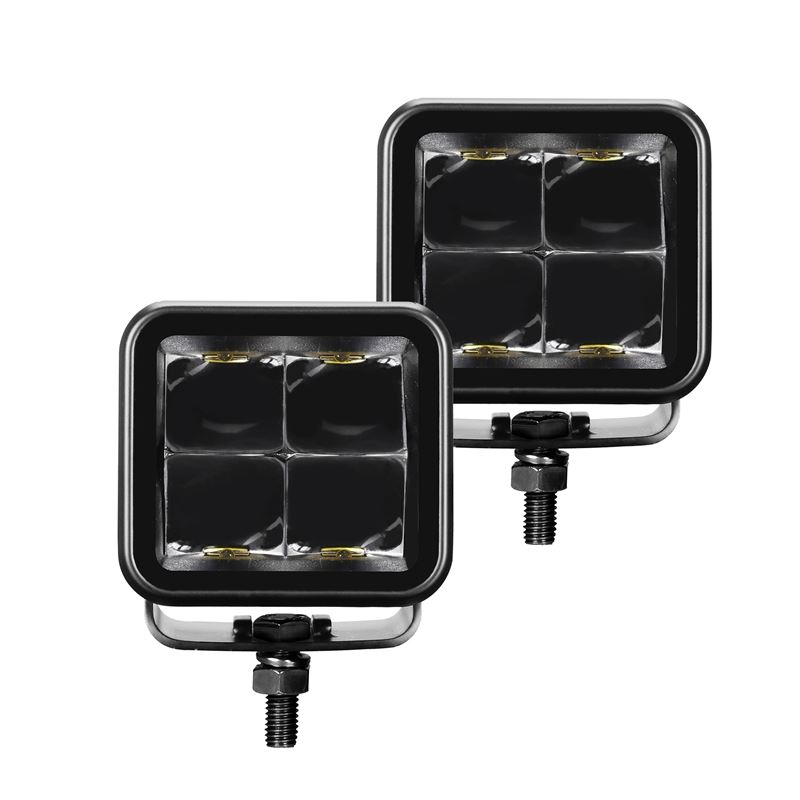 Blackout Series Lights - Pair of 2x2 Cube Spot Lig