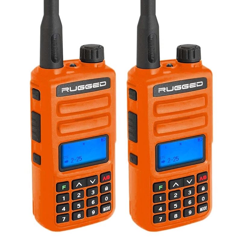 2 PACK - GMR2 Handheld GMRS FRS Radio pair - By Ru