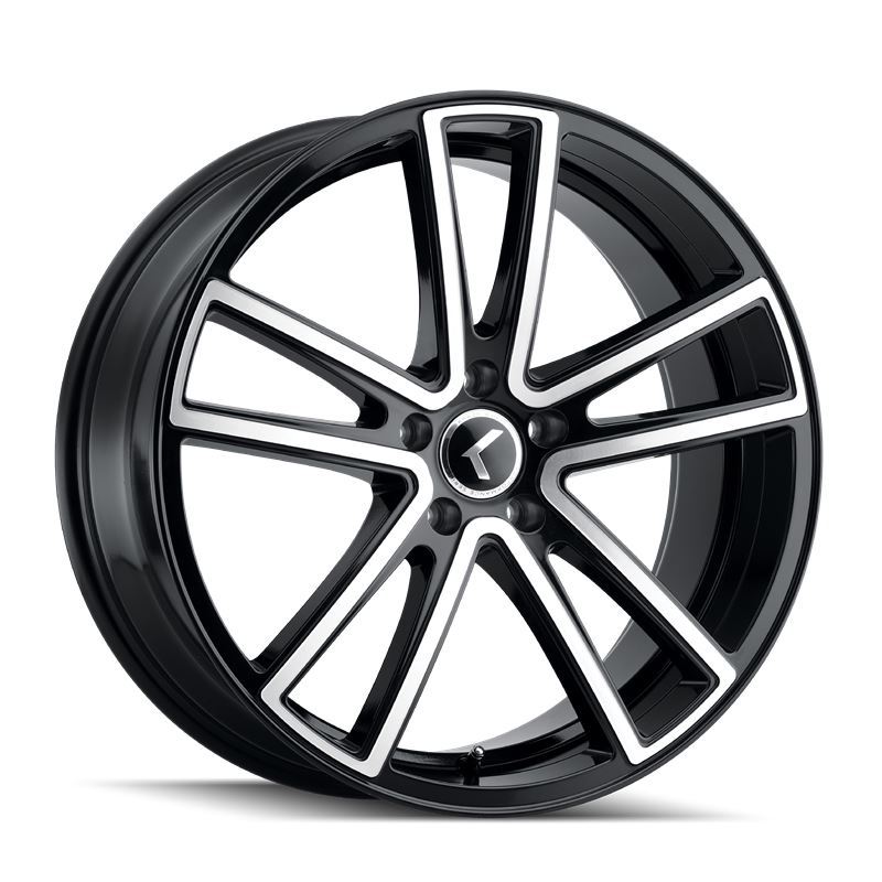 190 (190) BLACK/MACHINED FACE 20 X8.5 5-115 38MM 7