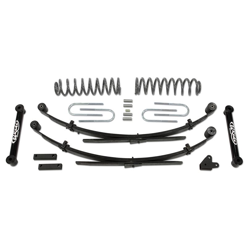 3.5 Inch Lift Kit 87-01 Jeep Cherokee with Rear Le
