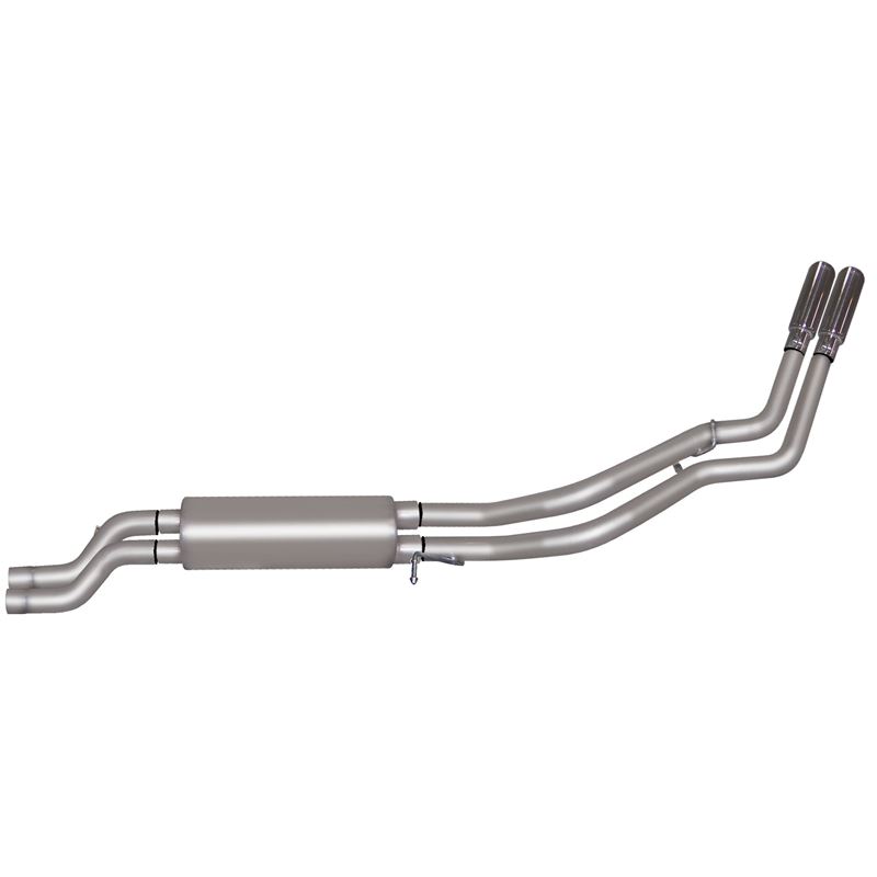Cat Back Dual Sport Exhaust System, Stainless 6520