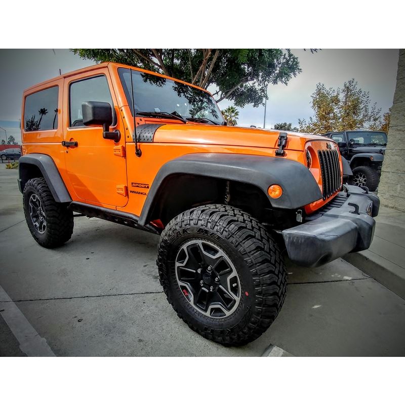 orange jeep