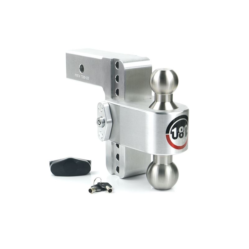 Turnover Ball 6" Drop Hitch with 2.5" Sh