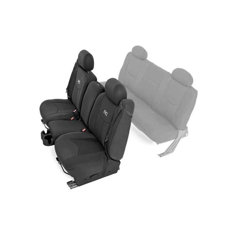 Neoprene Front Seat Cover Black 99-06 Silverado/Si