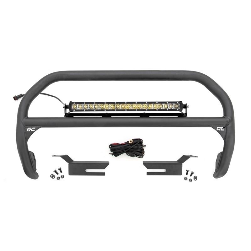 Nudge Bar | 20 Inch Chrome Single Row LED | Ford B