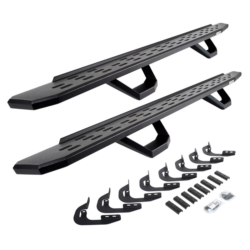 RB30 Running Boards with Mounting Brackets, 2 Pair