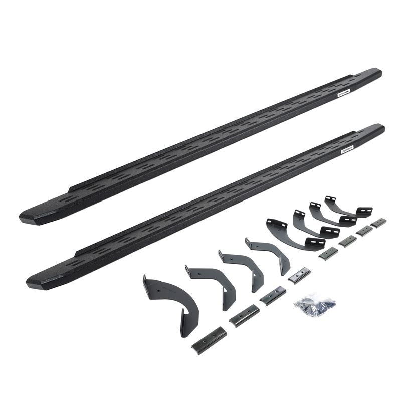 RB30 Running Boards with Mounting Bracket Kit - Cr