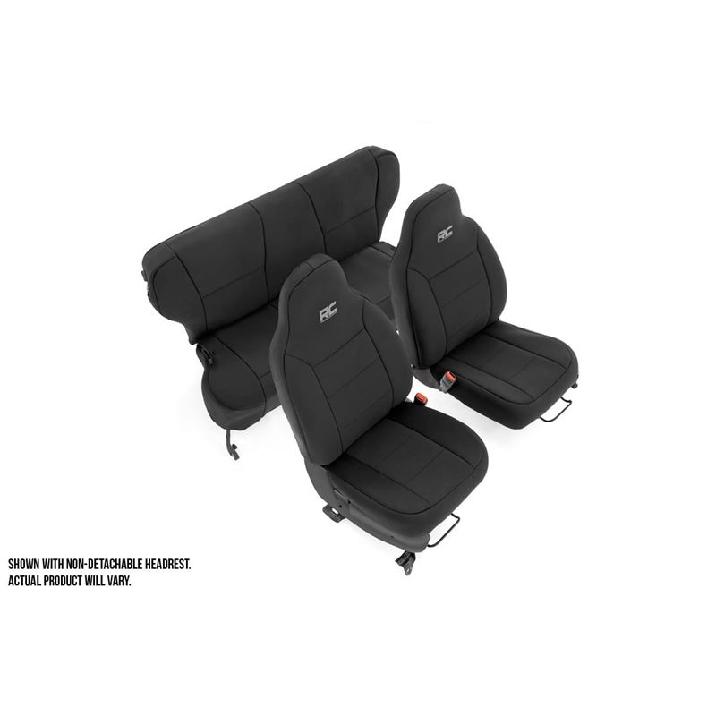 Seat Covers Detachable Headrest FR and RR Jeep Che