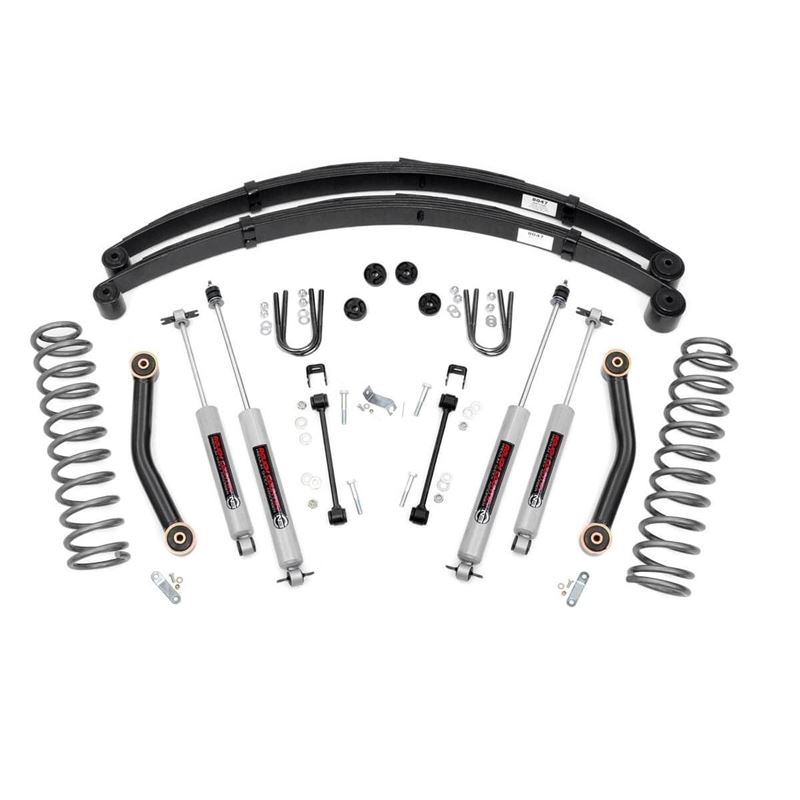 4.5 Inch Lift Kit RR springs Jeep Cherokee XJ 2WD/