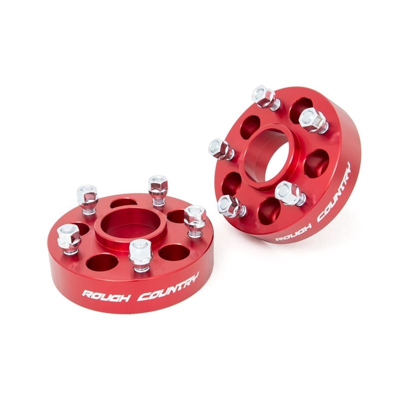 1.5 Inch Wheel Adapters 5x4.5 to 5x5 Red Jeep Cher