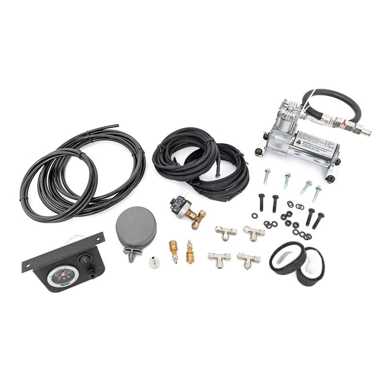 Onboard Air Bag Compressor Kit w/Gauge (10100)