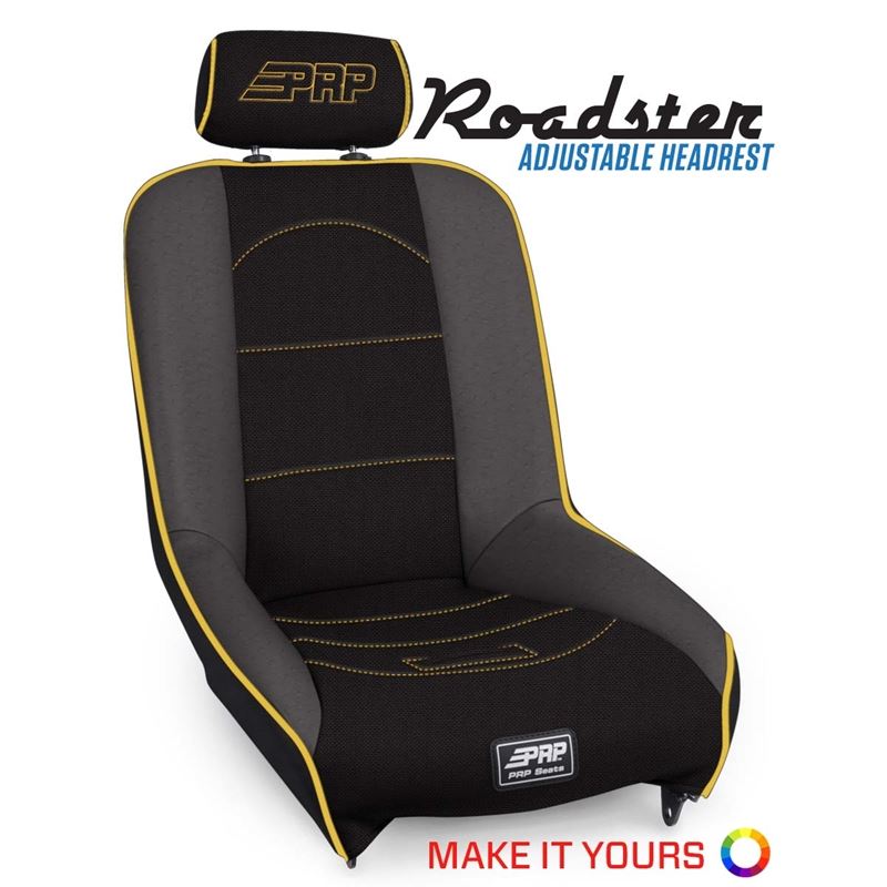 Roadster Low Back Suspension Seat with Adjustable