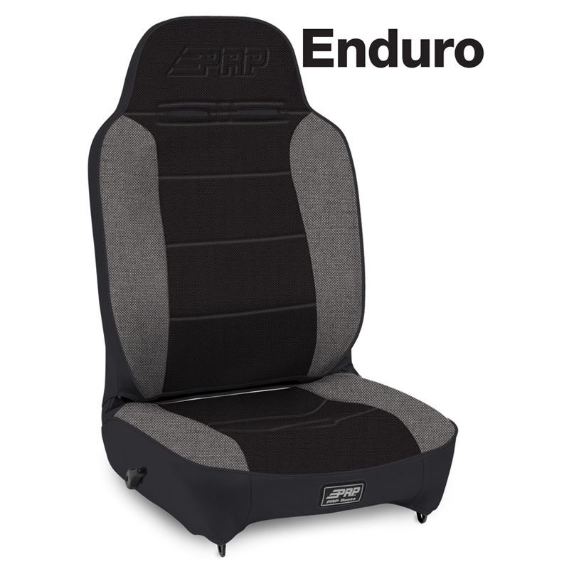 Enduro Elite Reclining Suspension Seat Black/Gray