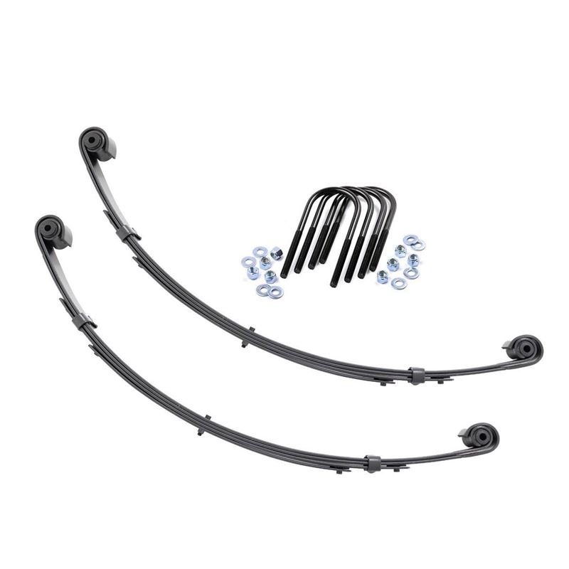 Front Leaf Springs Military Wrap 4 Inch Lift Pair
