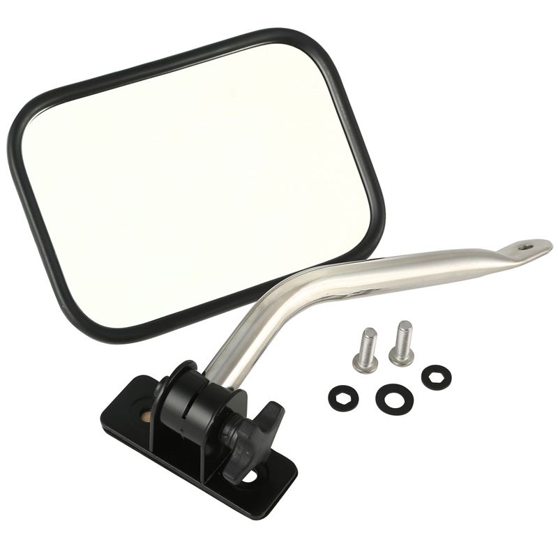 Quick Release Mirror Relocation Kit, Stainless; 97