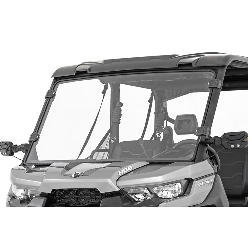 Full Windshield Scratch Resistant Can-Am Defender