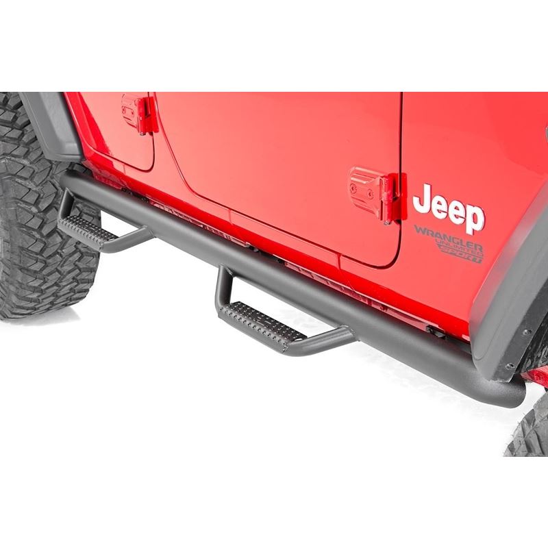 Nerf Steps - Wheel to Wheel - 4 Door - Jeep Wrangl