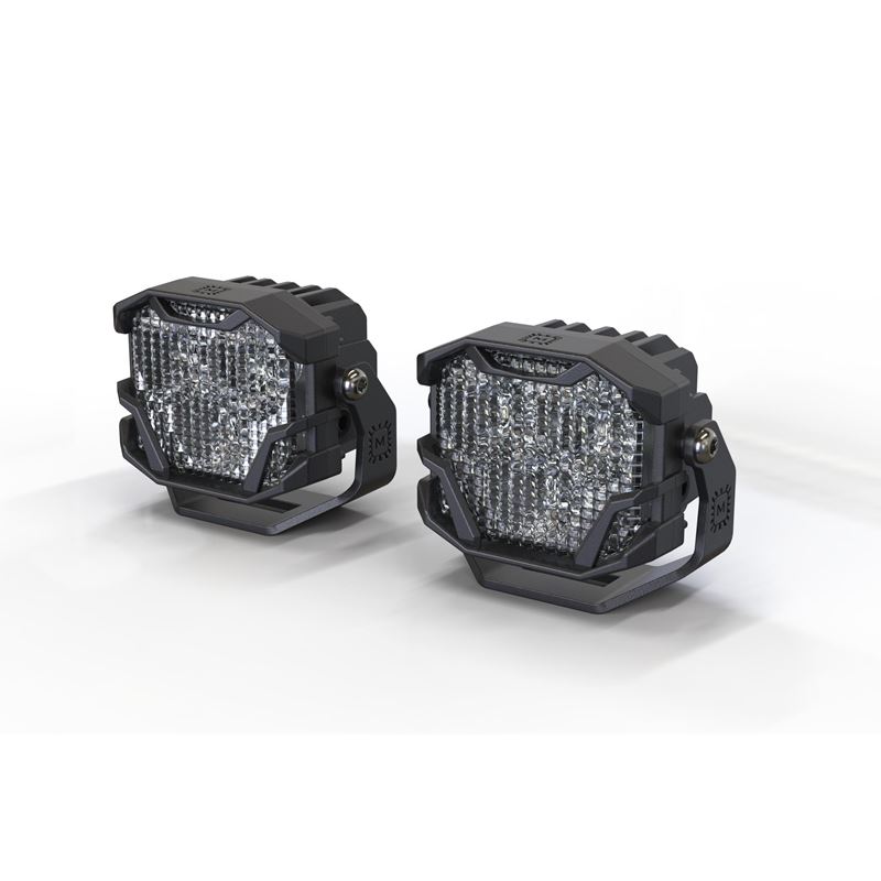 4Banger 2.0 HXB LED Pods (Flood / White)(Set) (BAF