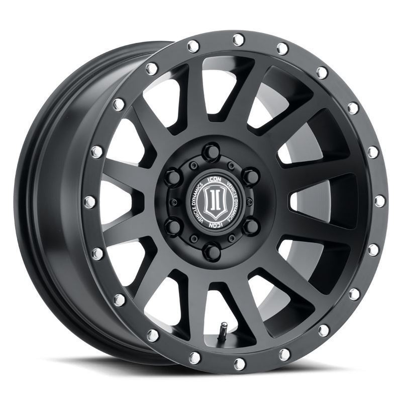 Compression, Satin Black, 18 x 9 / 5 x 5, -12mm Of