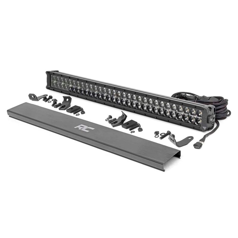 30 Inch Black Series LED Light Bar Dual Row Cool W