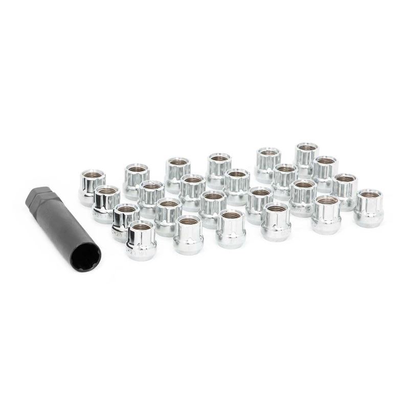 Lug Nut Set 1/2x20 24 Qty Chrome Open End (122024C