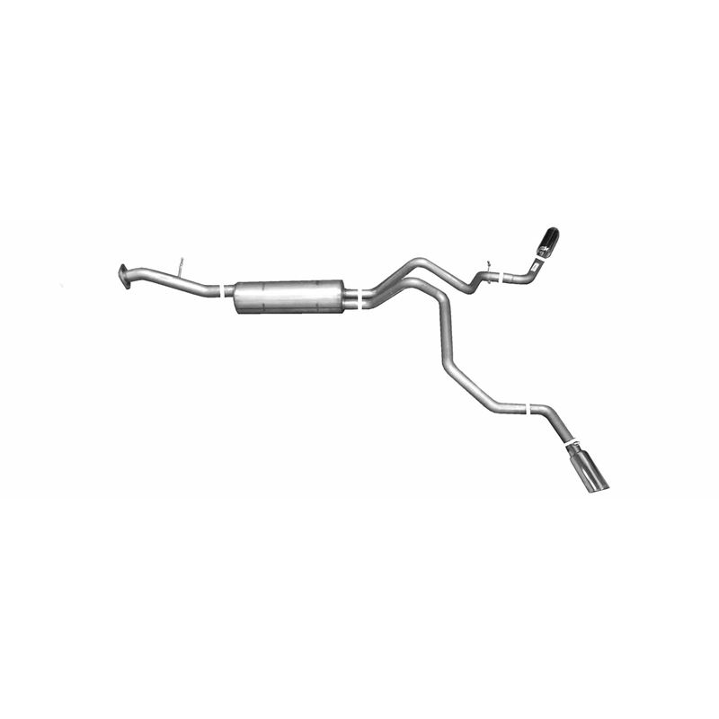 Cat Back Dual Extreme Exhaust System, Stainless 65