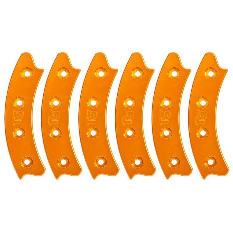 Beadlock Ring Segmented 17 Inch Orange Set Of 6