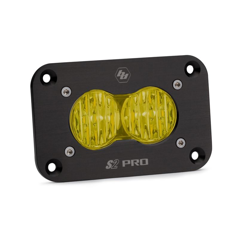 LED Wide Cornering Amber Flush Mount S2 Pro