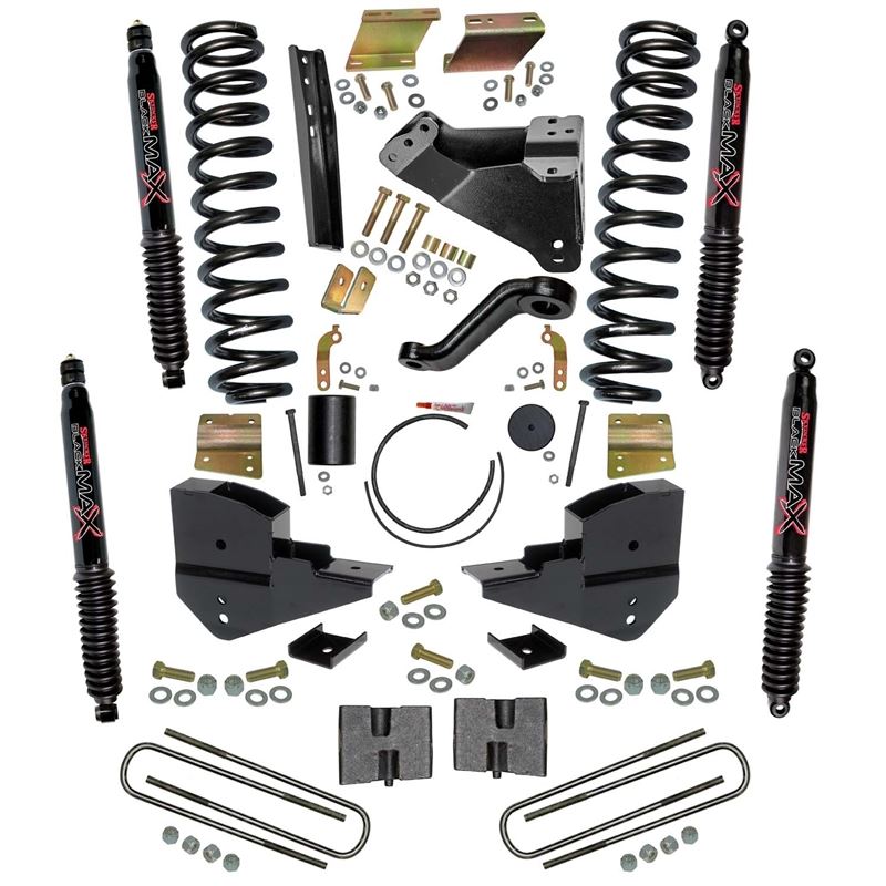 6 in. Suspension Lift Kit with Front Coils Rear Bl