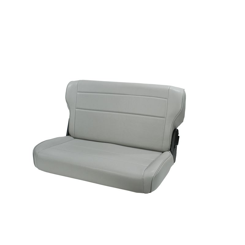 Fold and Tumble Rear Seat, Gray; 76-95 Jeep CJ/Wra