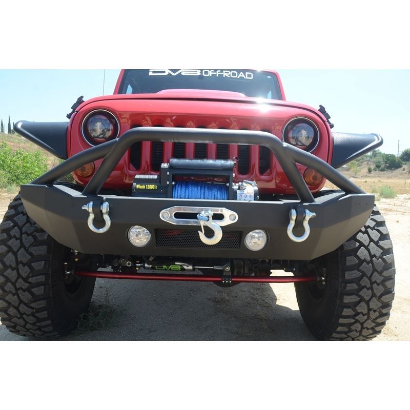Jeep JK/JL Front Bumper w/Fog Light Holes And LED