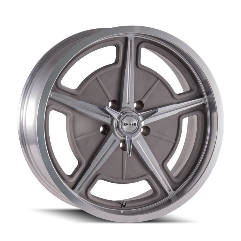 605 (605) MACHINED SPOKES and LIP 18X9. 5-127 0MM