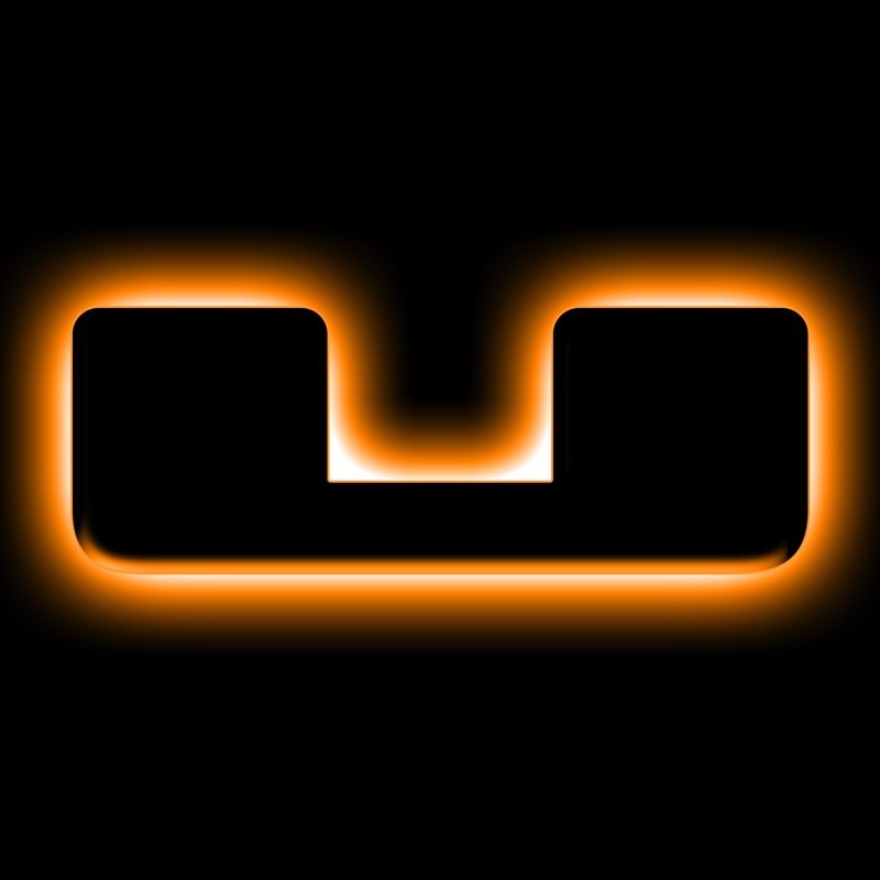 Universal Illuminated LED Letter Badges - Matte Bl