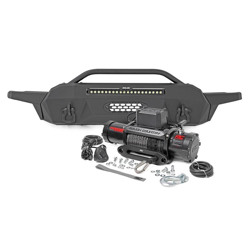 Front Bumper Hybrid 20" Blk LED Toyota Tacoma