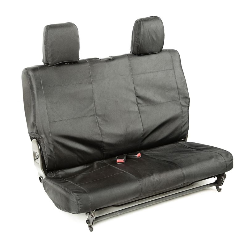 Ballistic Seat Cover, Rear, Black, 2 Door; 11-16 J