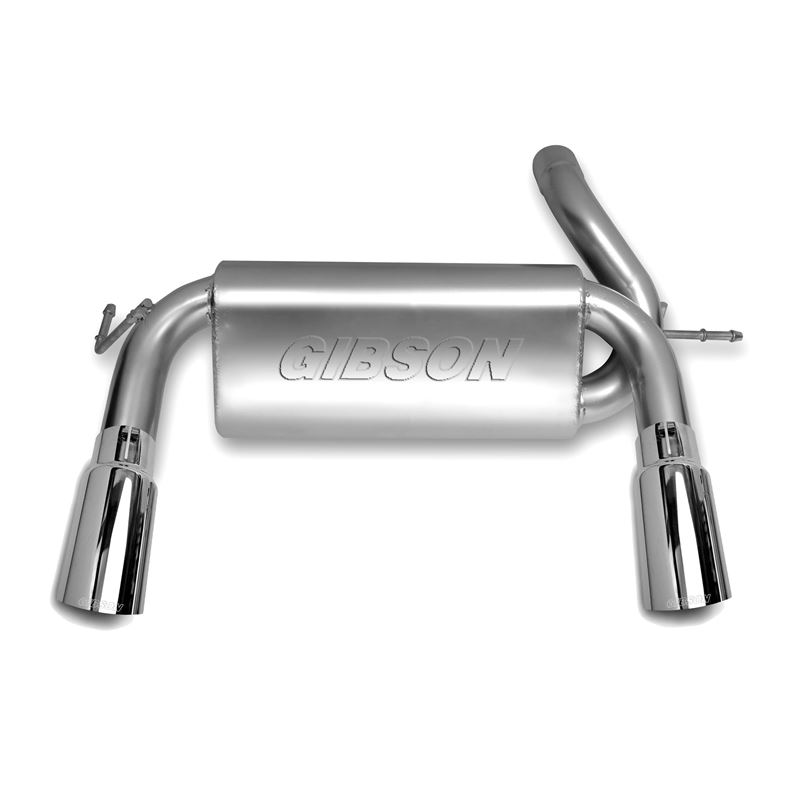 Cat Back Dual Split Exhaust System, Stainless 6173