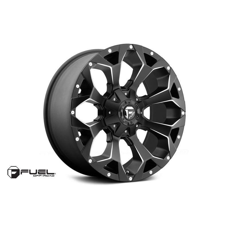 Fuel Assault One-Piece Wheel - Matte-Black - 17x9