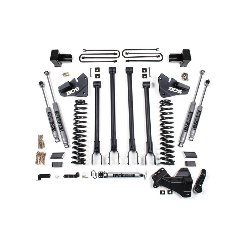 4 Inch Lift Kit w/ 4-Link - Ford F350 Super Duty D